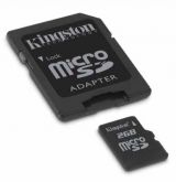 CARTAO 2GB MICRO SD C/1 ADAP  UN  KINGSTON