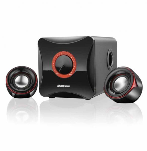CAIXA DE SOM 20W RMS 2.1 GAMER SP097  UN  MULTILASER